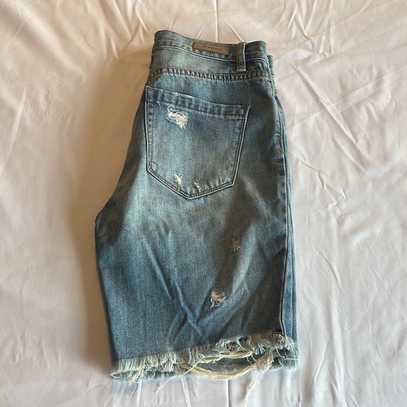 $90 Blank NYC Size 25 Distressed High Waist Jean Denim Shorts - Picture 10 of 12